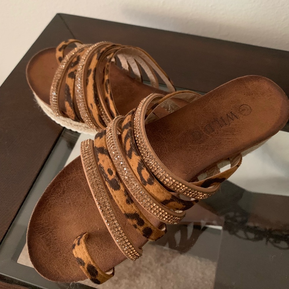 Animal Print Sandals